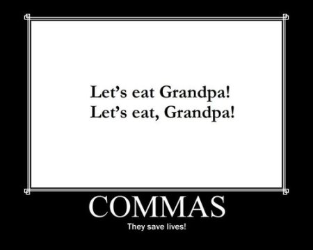 comma saves lives